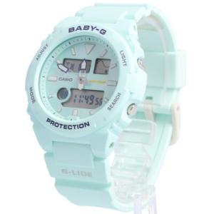 カシオ ベビーｇCASIO Baby-G ベビージー 腕時計 レディース デジタル アナデジ G-LIDE Gライド ジーライド グリーン 緑 タイド ムーン BAX-100-3A 爆買