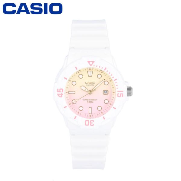CASIO チープカシオ チプカシ 腕時計 レディース キッズ クオーツ アナログ ホワイト ピンク...
