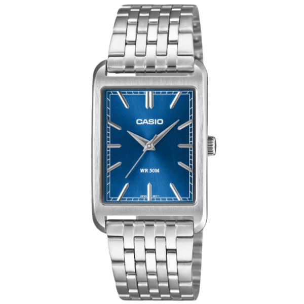 CASIO QUARTZ CASIO MTP-B215D-2A アナログ クオーツ ブルー