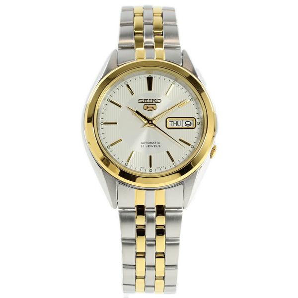 SEIKO SNKL24K1 機械式 オートマチック メンズ シルバー ゴールド ホワイト セイコー...