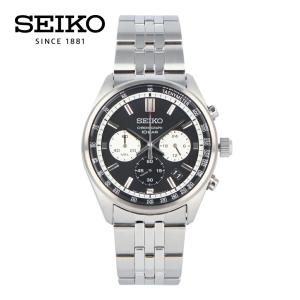 SEIKO セイコー CHRONOGRAPH腕時計 メンズ クオーツ アナログ クロノグラフ ステンレス メタル シルバー ブラック ホワイト SSB429P 爆買