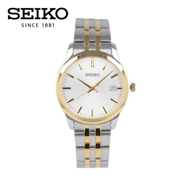 SEIKO セイコー 腕時計 時計 メンズ 防水 クオーツ アナログ ステンレス メタル コンビベル...