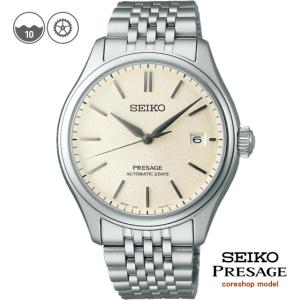 セイコー　プレザージュ　SARX115 ホワイト　自動巻き　チタン PRESAGE 【時計スタンド付き】 SEIKOプレザージュ SARX115