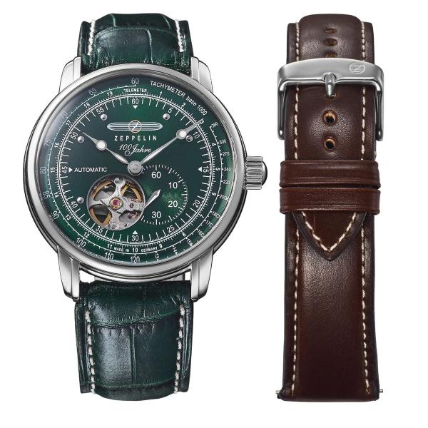 ツェッペリン ZEPPELIN 7662-6_SET 100周年記念シリーズ 40mm 替えベルト付...