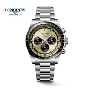 【ボーナスストア+10%】 ロンジン LONGINES L3.835.4.32.6 コンクエスト クロノグラフ 42mm 国内正規品 腕時計の商品画像