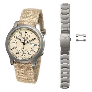 Seiko 5 セイコー5 SEIKO5 腕時計 時計 メンズ ミリタリー ベージュ