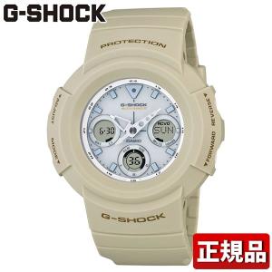 CASIO カシオ G-SHOCK Gショック ミリタリーカラーシリーズ AWG-M510SEW-7AJF 電波時計 タフソーラー 国内正規品 メンズ 腕時計 ウォッチ デジタル ベージュ｜tokeiten