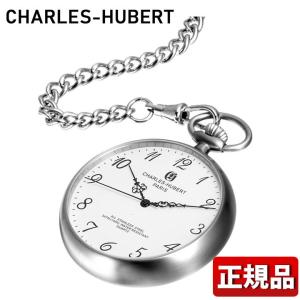 チャールズヒューバート ポケットウォッチ 懐中時計 オープンフェイス アンティーク CHARLES-HUBERT メンズ レディース 銀 35