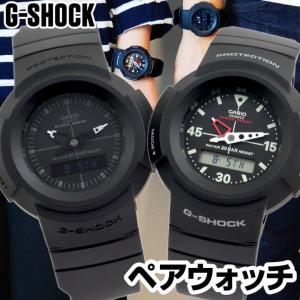 CASIO G-SHOCK カシオ Gショック ジーショック ペアウォッチ 防水 アナログ アナデジ 腕時計 メンズ 黒 ブラック AW-500E-1E AW-500BB-1E｜tokeiten