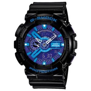 G-SHOCK Gショック CASIO カシオ GA-110HC-1AJF ブラック 黒 ブルー 青 国内正規品 Hyper Colors ハイパーカラーズ アナログ アナデジ メンズ 腕時計 ウォッチ