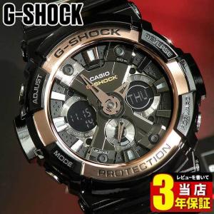 G-SHOCK Gショック ジーショック ローズゴールド ブラック 黒 GA-200RG-1A ultra1208 BIG CASE 逆輸入 アナデジ｜tokeiten