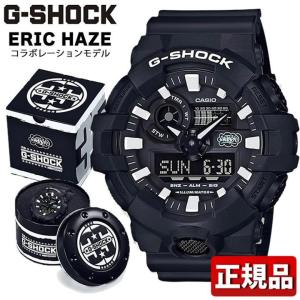 G-SHOCK Gショック CASIO エリック ヘイズ 35周年 限定 GA-700EH-1AJR ERIC HAZE コラボレーション メンズ 腕時計 国内正規品 黒 ブラック ウレタン