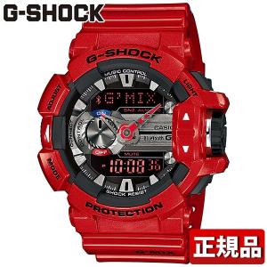 CASIO カシオ G-SHOCK Gショック G’MIXジーミックス Bluetooth SMART 対応 GBA-400-4AJF 赤レッド メンズ 腕時計 国内正規品 クォーツ 時計 ウォッチ｜tokeiten