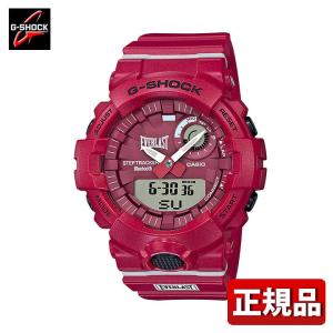 BOX訳あり G-SHOCK Gショック CASIO カシオ GBA-800EL-4AJR EVERLAST コラボモデル G-SQUAD アナログ デジタル メンズ 腕時計 国内正規品 赤 レッド ウレタン｜tokeiten