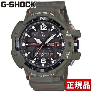 CASIO カシオ G-SHOCK ジーショック 電波ソーラー 多機能 GW-A1100KH-3AJF 国内正規品 GRAVITYMASTER グラビティマスター メンズ 腕時計 ウォッチ 緑 カーキ｜tokeiten