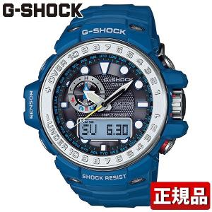 CASIO カシオ G-SHOCK Gショック GULFMASTER ガルフマスター 電波 ソーラー タフソーラー GWN-1000-2AJF 国内正規品 青色 ブルー メンズ 腕時計 ウォッチ｜tokeiten