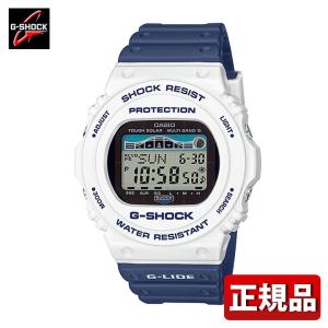 G-SHOCK Gショック CASIO カシオ タフソーラー 電波 GWX-5700SS-7JF G-LIDE デジタル メンズ 腕時計 国内正規品 白 ホワイト 青 ブルー ウレタン｜tokeiten
