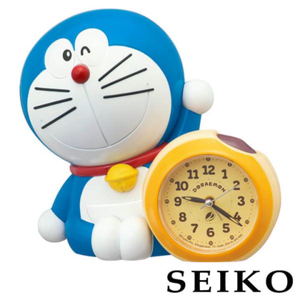 お取り寄せ SEIKO セイコー クロック キャラクター ドラえもん JF383A 目覚まし時計 目...