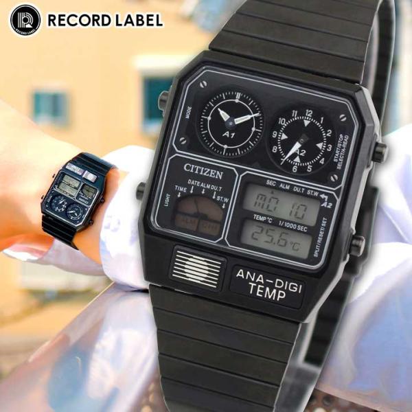 シチズン 腕時計 citizen メンズ 時計 シチズンコレクション レコードレーベル アナデジテン...