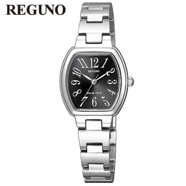 お取り寄せ CITIZEN シチズン REGUNO レグノ ソーラー レディース 腕時計 黒 ブラッ...