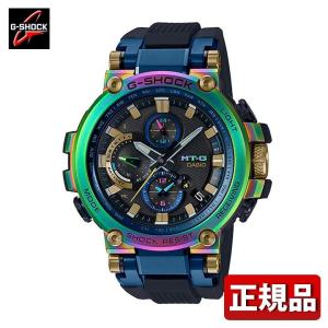 ポイント最大6倍 G-SHOCK Gショック CASIO カシオ タフソーラー 電波 MTG-B1000RB-2AJR メンズ 腕時計 国内正規品 黒 ブラック 青 ブルー レインボーIP ウレタン｜tokeiten