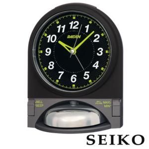 お取り寄せ セイコー SEIKO セイコークロック 時計 置時計 目覚まし時計 ベル 大音量目覚まし時計 子供 NR436J アナログ 黄色 イエロー 黒 ブラック おしゃれ 国｜tokeiten