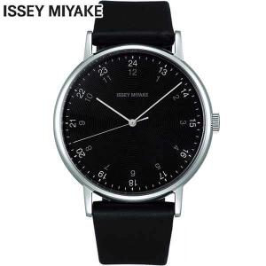 ISSEY MIYAKE イッセイミヤケ SEIKO セイコー NYAJ002 F エフ メンズ レディース 腕時計 国内正規品 ブラック 革ベルト レザー｜tokeiten