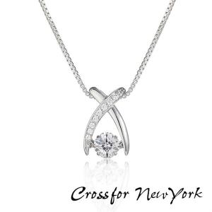 Crossfor New York クロスフォーニューヨーク ダンシングストーン ネックレス ペンダント レディース NYP-550 シルバー