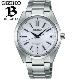 お取り寄せ セイコー ブライツ ソーラー電波 メンズ ウォッチ 腕時計 チタン 白 ホワイト 銀 シルバー SAGZ079 国内正規品 SEIKO BRIGHTZ