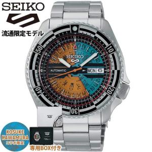 セイコー 5スポーツ SEIKO 5SPORTS メカニカル 河村康輔コラボ 流通限定モデル センススタイル Sense Style 腕時計 メンズ SBSA177 自動巻き｜tokeiten