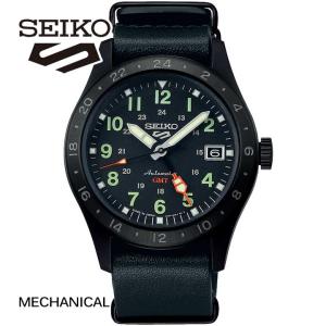 Seiko 5 限定時計ケースおまけ特典付 セイコー5 メンズ 腕時計 STEALTH