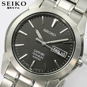 ポイント最大6倍 SEIKO セイコー 腕時計 メンズ 時計 ウオッチ SGG731P1 シルバー ブラック 海外モデル アナログ｜tokeiten