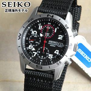 SEIKO（セイコー） 逆輸入 クロノグラフ 腕時計 SND187P SND187P1 正規