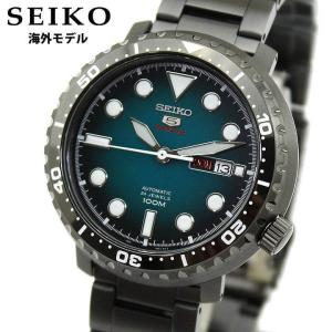 SEIKO セイコー 海外モデル 機械式 メカニカル 自動巻き SRPC65K1 5 SPORTS AUTOMATIC スポーツ オートマチック メンズ 腕時計 海外モデル メタル｜tokeiten