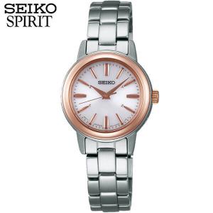 セイコー スピリット 腕時計 SEIKO SPIRIT レディース 電波ソーラー 電波　ソーラー SSDY018 国内正規品 ピンク ゴールド シルバー メタル