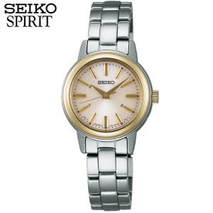 お取り寄せ セイコー スピリット 腕時計 SEIKO SPIRIT レディース 電波ソーラー 電波　ソーラー SSDY020 国内正規品 ピンク ゴールド シルバー メタル｜tokeiten