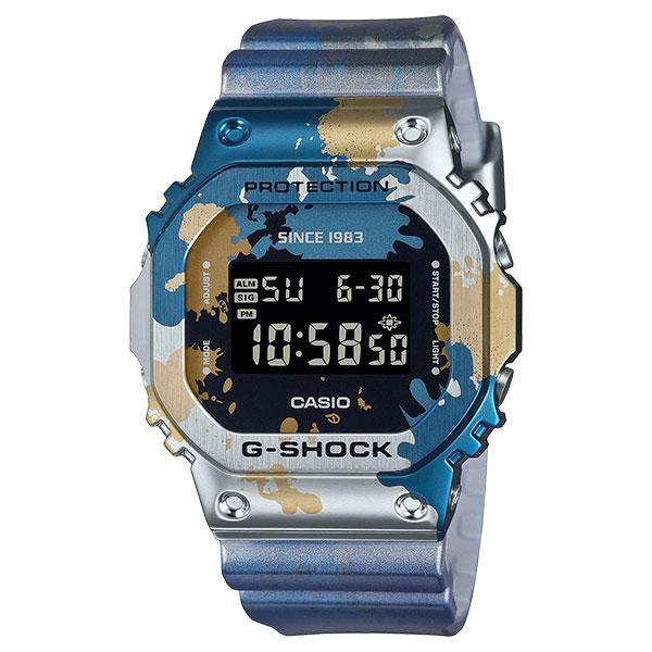 カシオ G-SHOCK GM-5600SS-1JR ストリートカルチャーに敬意を表し、時計全体にグラ...