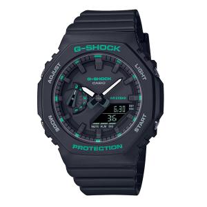 カシオ G-SHOCK GMA-S2100GA-1AJF グリーンをアクセントカラーに採用したモデル｜tokeiya-ito