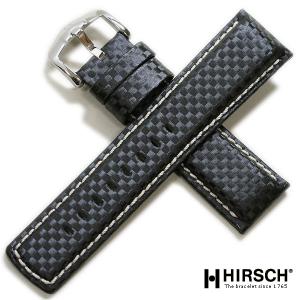 ヒルシュ アクセント ラバー 時計ベルト 20mm 22mm 24mm 交換 腕時計