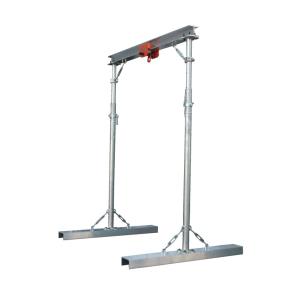 アルミ門型クレーン軽量組立式　490KG W1600 日本製　　　　（法人様のみ配送可）