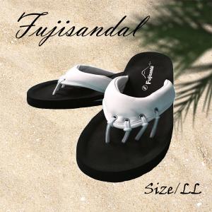 5本指サンダル Fujisandal [フジサンダル] ホワイト LL ビーチサンダル