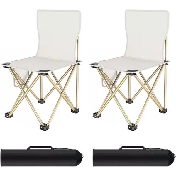 【在庫処分】アウトドアチェア 2セット 折りたたみイス キャンプ バーベキュー 椅子 軽量 コンパク...