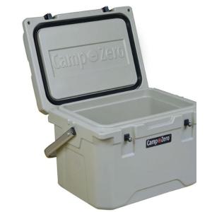 送料無料 キャンプゼロ 20L ロトモールドクーラーボックス ベージュ コストコ 14242 キャンプ バーベキュー BBQ 保冷力 ロト成形構造