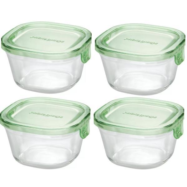 イワキ パック アンド レンジ 200ml 4個 30664 耐熱ガラス保存容器 コストコ オーブン...