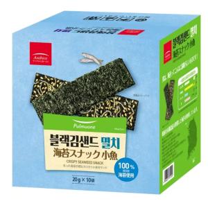 韓国 海苔 スナック小魚 20g x 10 packs 48143 送料無...