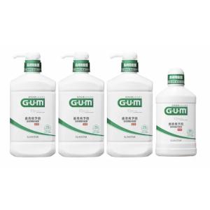 GUM ガム デンタルリンス レギュラータイプ 960ml 3本 500ml 1本 48977 マウ...