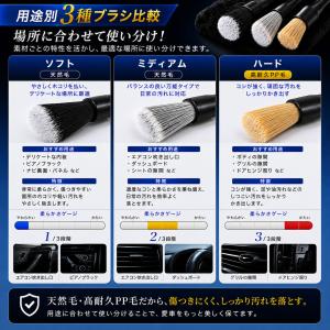 洗車ブラシ ホイールブラシ セット 6本 マイ...の詳細画像3