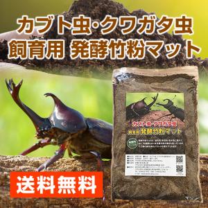 カブト虫・クワガタ虫 飼育用 発酵竹粉マット（2.4L）昆虫マット