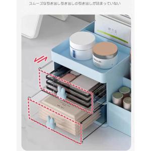 卓上収納ボックス 化粧品収納 卓上収納 収納ケ...の詳細画像5