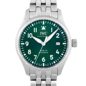 IWC インターナショナルウォッチカンパニーパイロットウォッチ マーク20IW328206 SS40mm グリーン文字盤